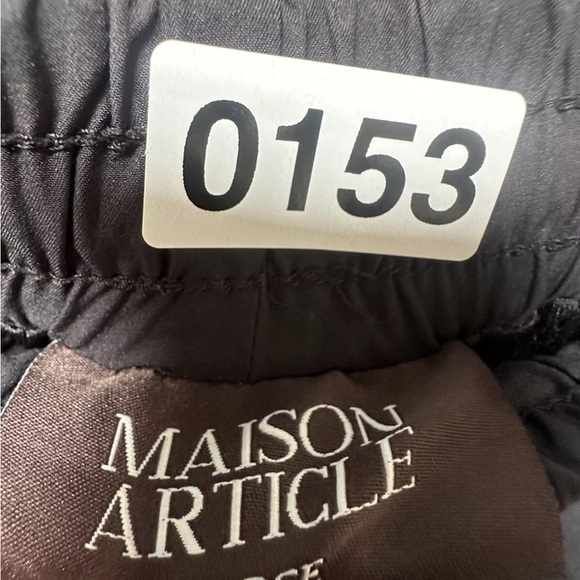 Maison Article Men’s Stretch Waist Drawstring Athletic Shorts Black Large - Picture 9 of 10